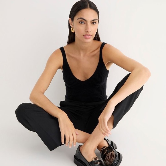 J.Crew Cashmere tank size M - hand wash - black - Picture 1 of 3